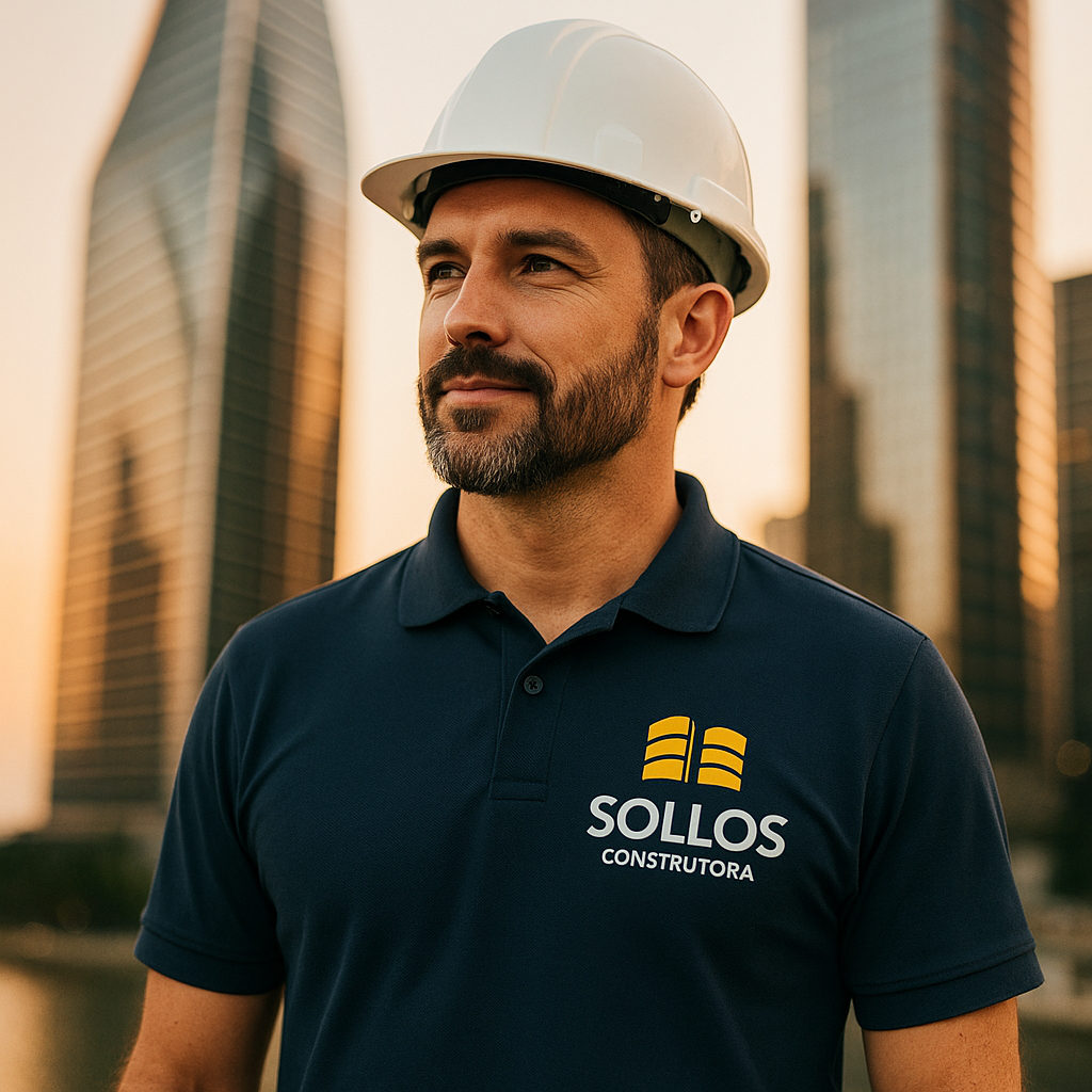 Profissional representando a equipe Sollos Construtora